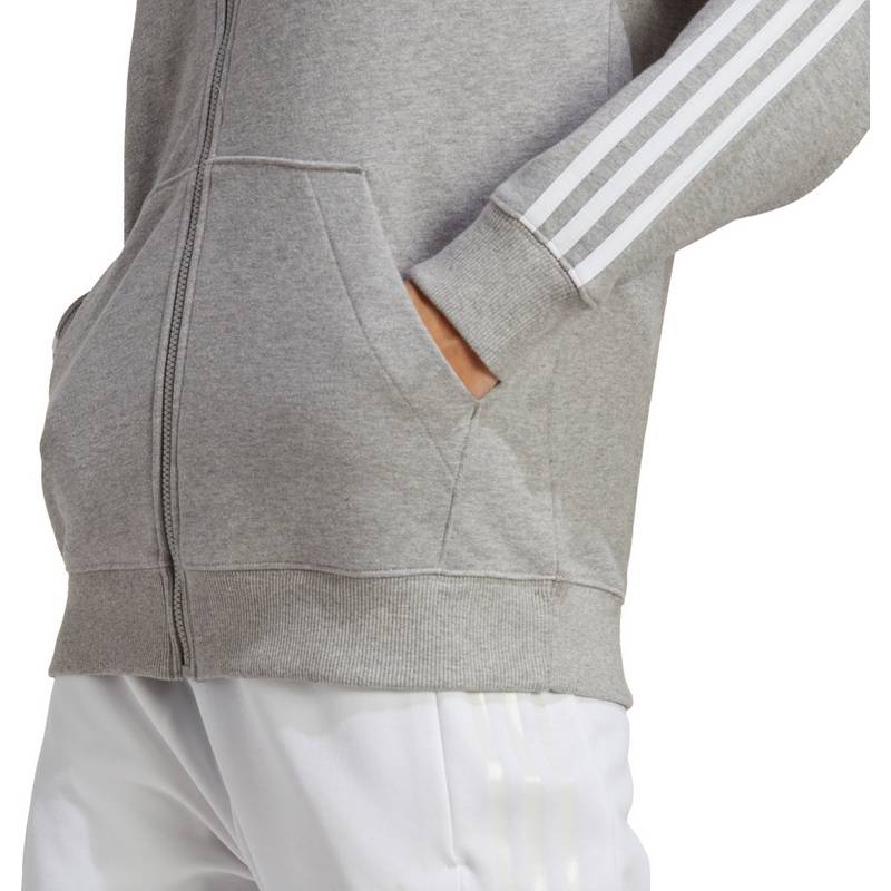 adidas ESSENTIALS 3-STREIFEN FRENCH TERRY Kapuzenjacke Damen