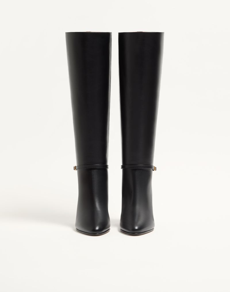 Bota Pattie de 100 mm em couro de bezerro