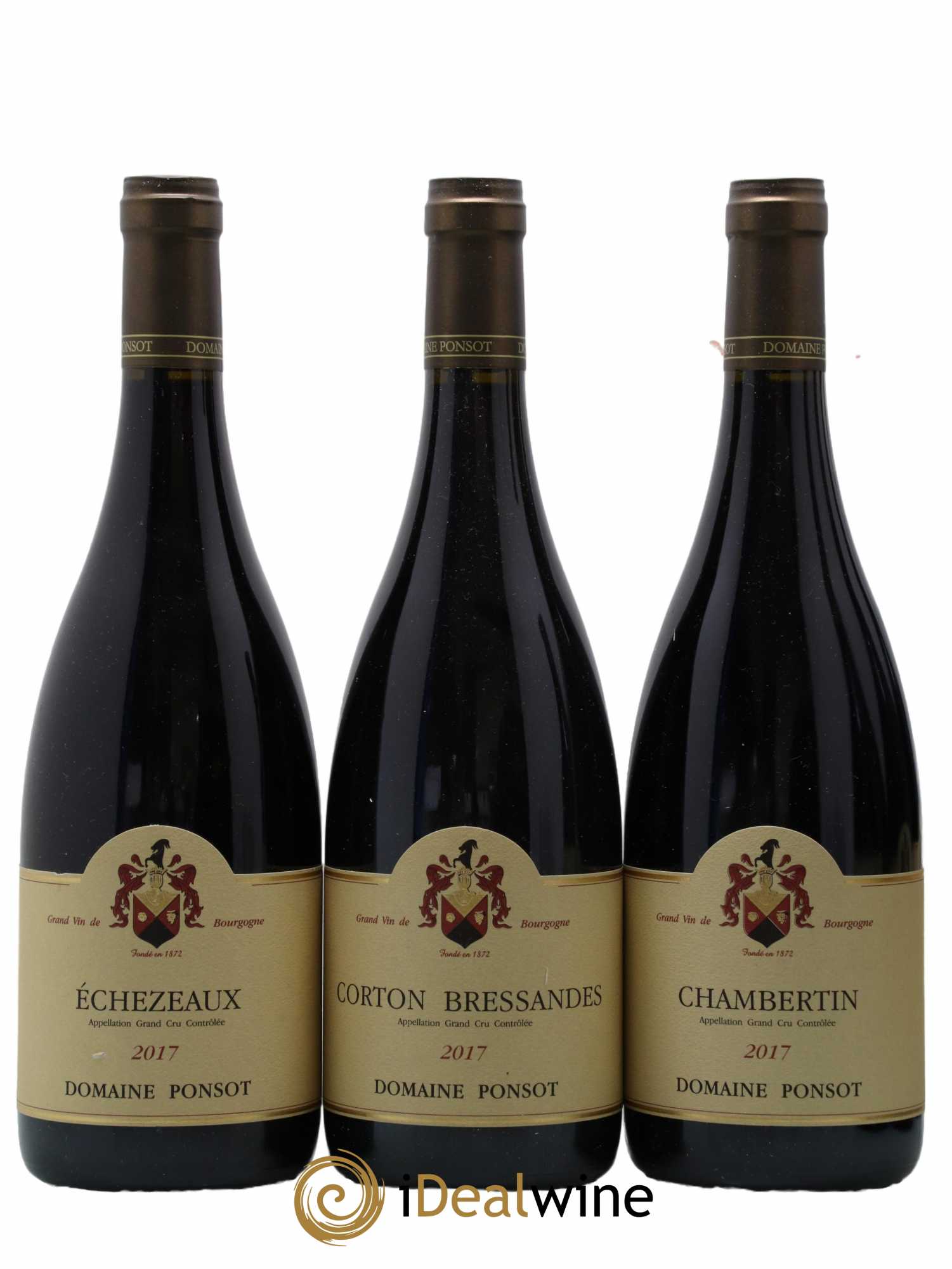 Assortiment Grands Crus Ponsot (Domaine) 2 Clos De La Roche Vieilles Vignes,1 Mazis Chambertin,2 Charmes Chambertin Cuvée Des Merles,1 Chapelle Chambertin,1 Echezeaux,1 Corton Bressandes,1 Chambertin,1 Clos Vougeot Cuvée Vieilles Vignes,1 Corton Cuvé