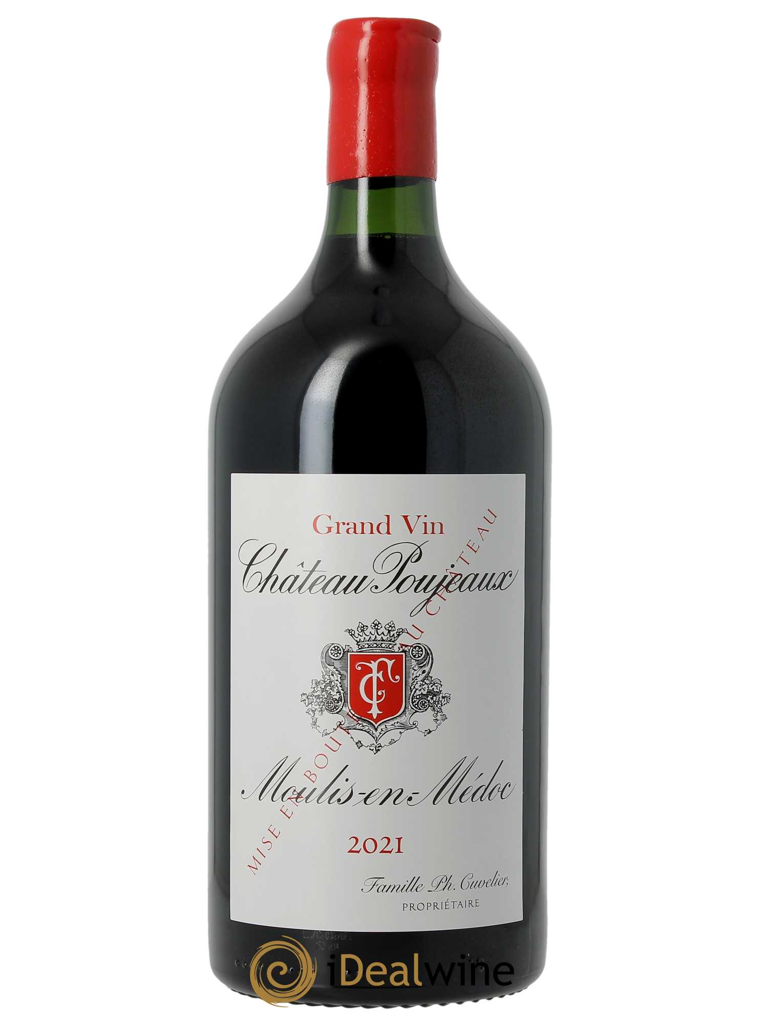 Château Poujeaux  2021 - Lot de 1 Double-magnum