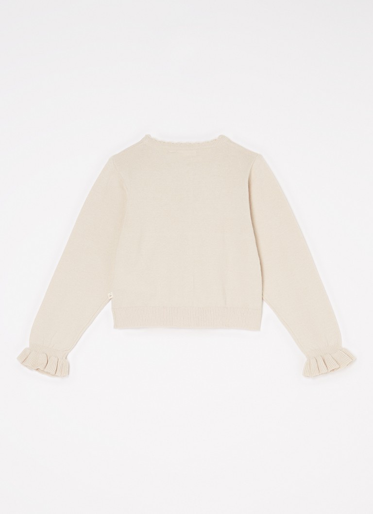Lil 'Atelier NMFFauci fine-knit cardigan made of organic cotton