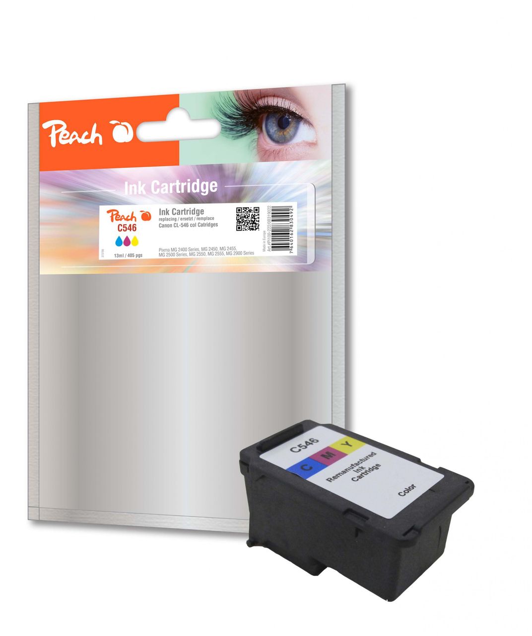 Peach Druckkopf color ersetzt Canon CL-546C