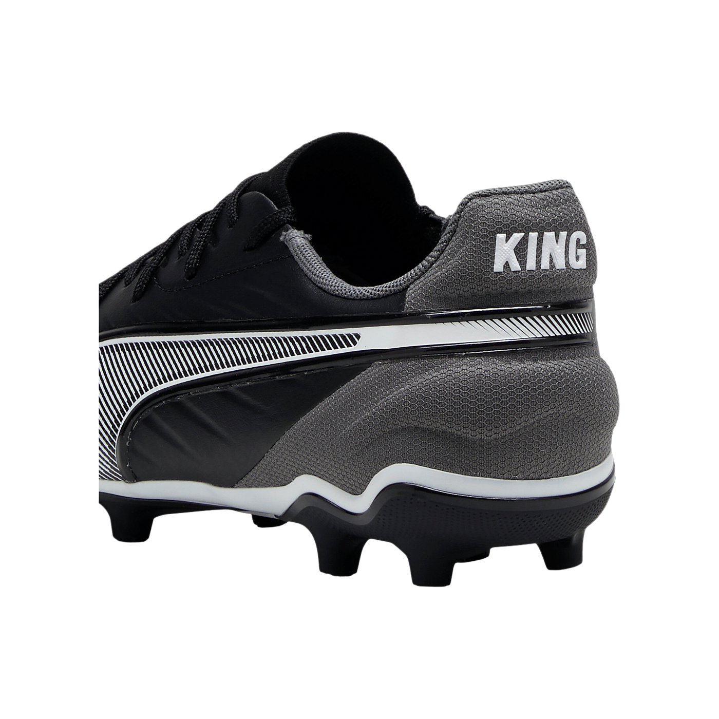 PUMA KING Match FG/AG Kids Schwarz F01