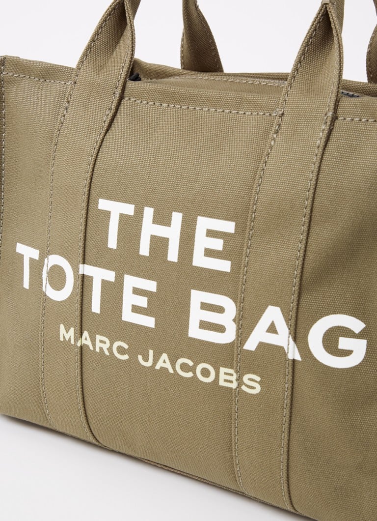 Geantă tote Marc Jacobs The Small Traveler cu logo