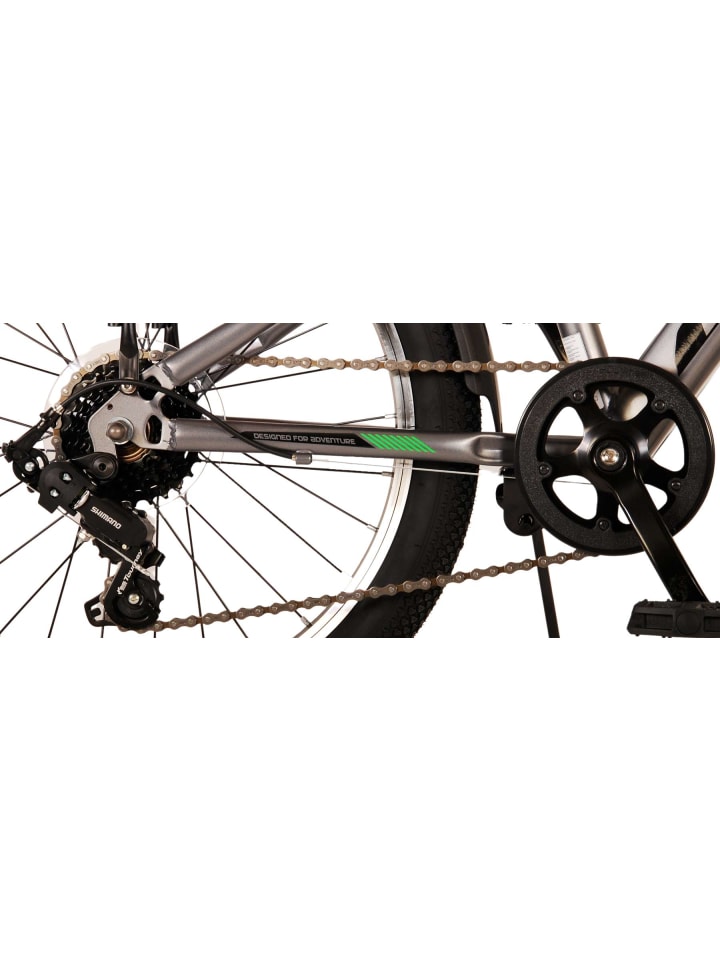Volare Kinderfahrrad Cross für Jungen 20 Zoll Kinderrad in Dunkelgrau 6 Gänge 6 Jahre günstig kaufen onesize
