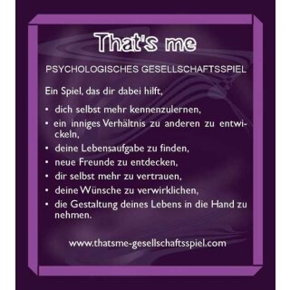That's Me Gesellschaftsspiel (DE)