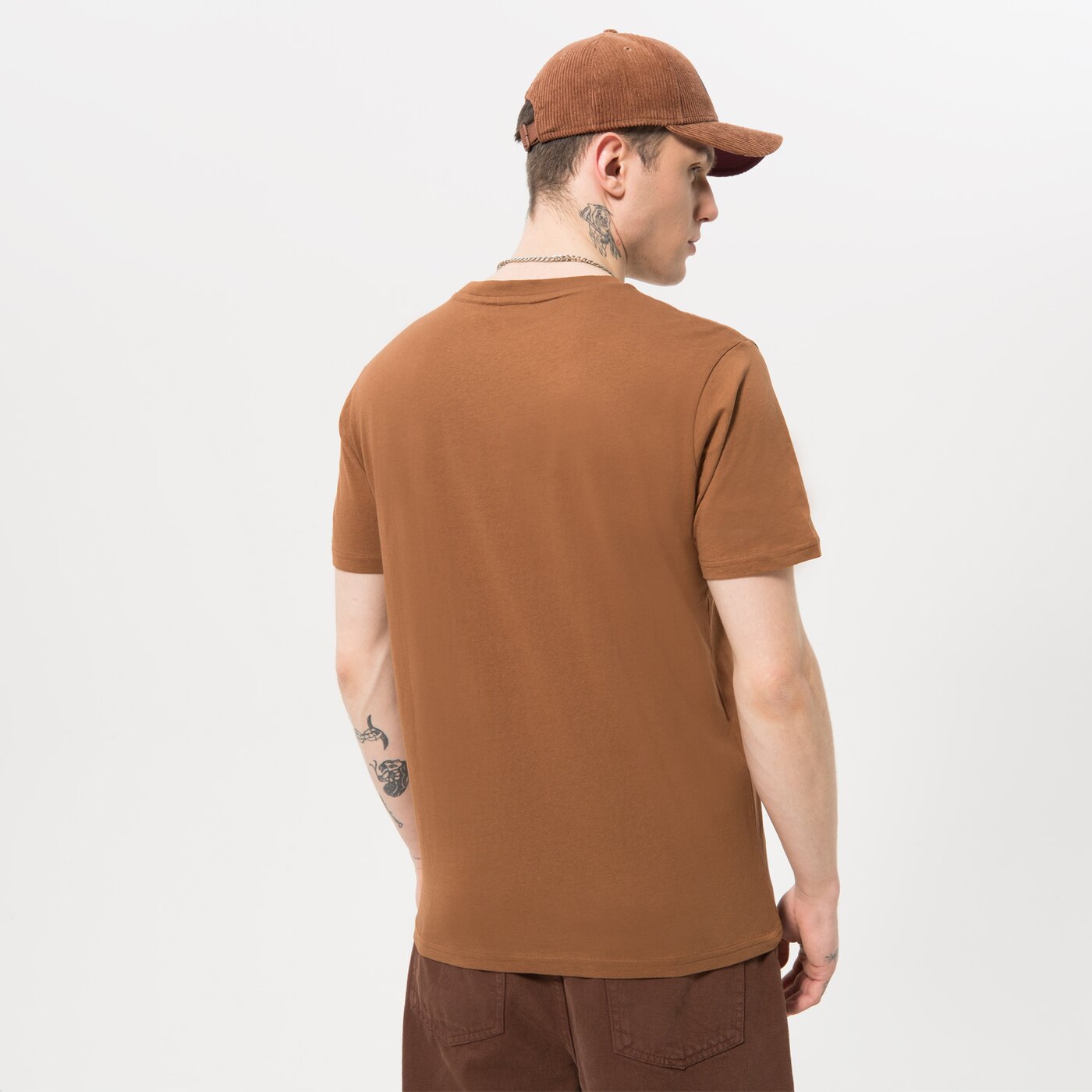 CHAMPION T-SHIRT CREWNECK T-SHIRT Braun