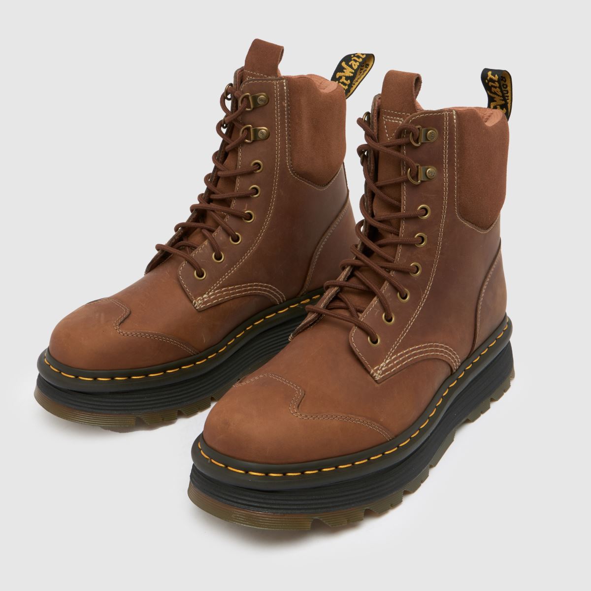 Dr. Martens Zebzag 8-as nyakkendős csizma barna színben