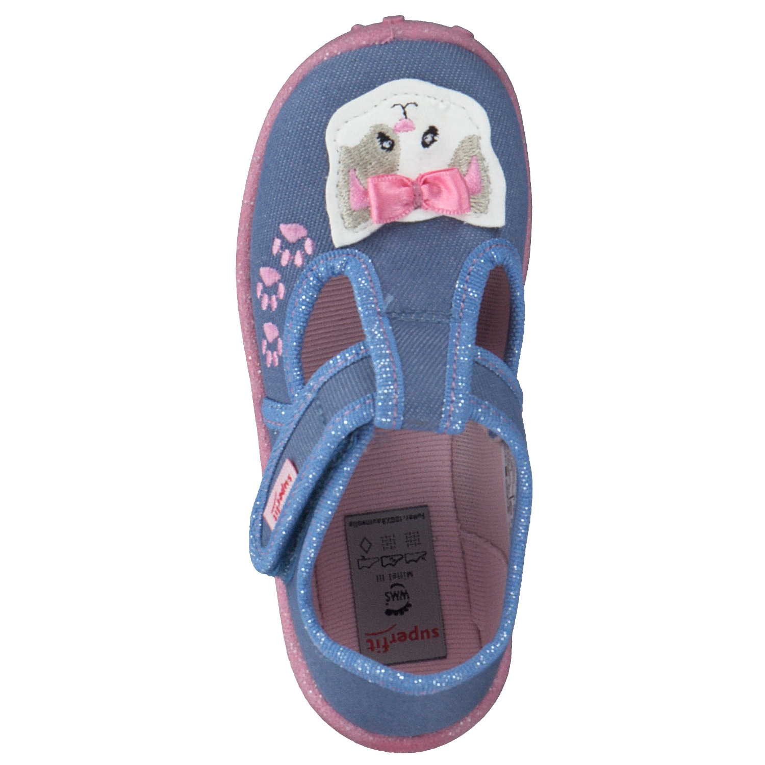 Superfit SPOTTY 09256, Hausschuhe, Kinder, Hellblau