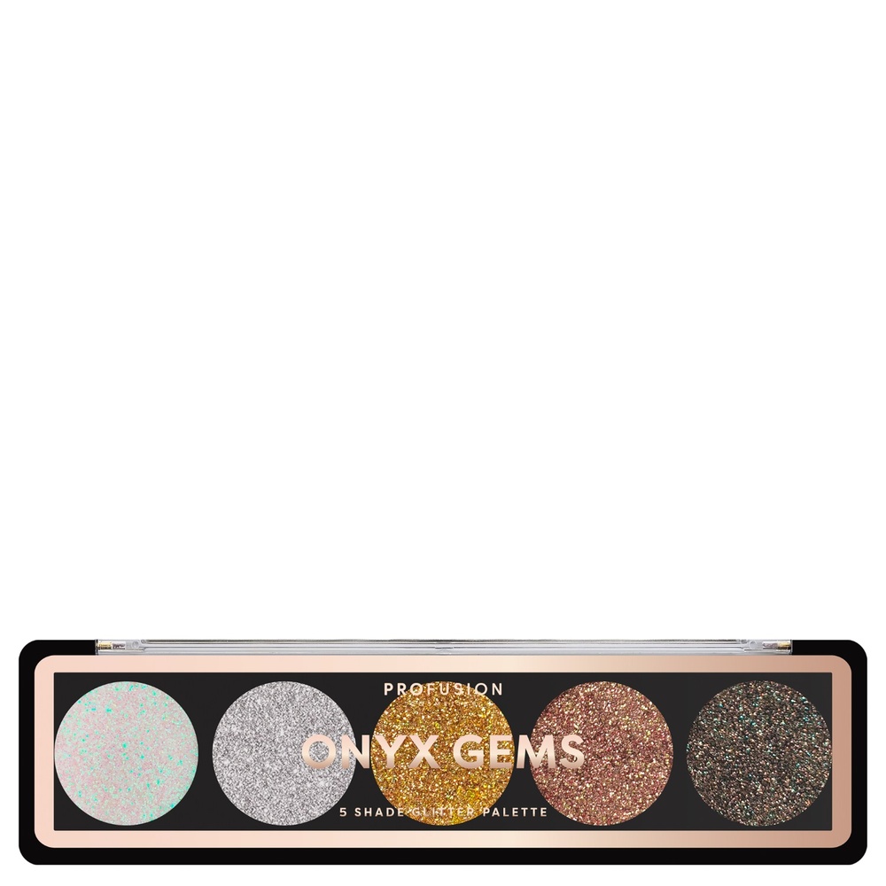 Profusion Cosmetics Palette Yeux Glitter Onyx Gems Palette de maquillage