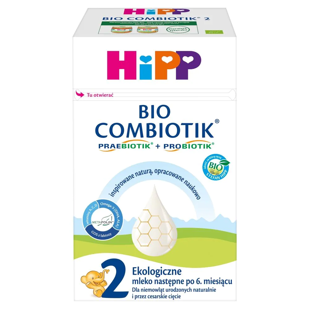 Hipp 2 BIOCombiotik organsko mlijeko za dojenčad nakon 6 mjeseci