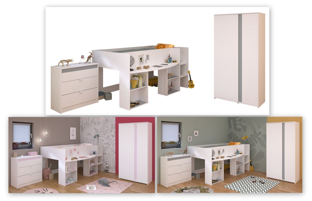 Parisot Kinderzimmer, 3-tlg., Pirouette 12