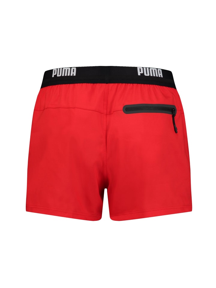 Puma Badehose PUMA SWIM MEN LOGO SHORT in Red günstig kaufen