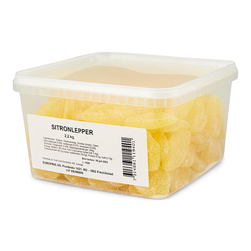 KnallGodt Sitronlepper 2,2 kg
