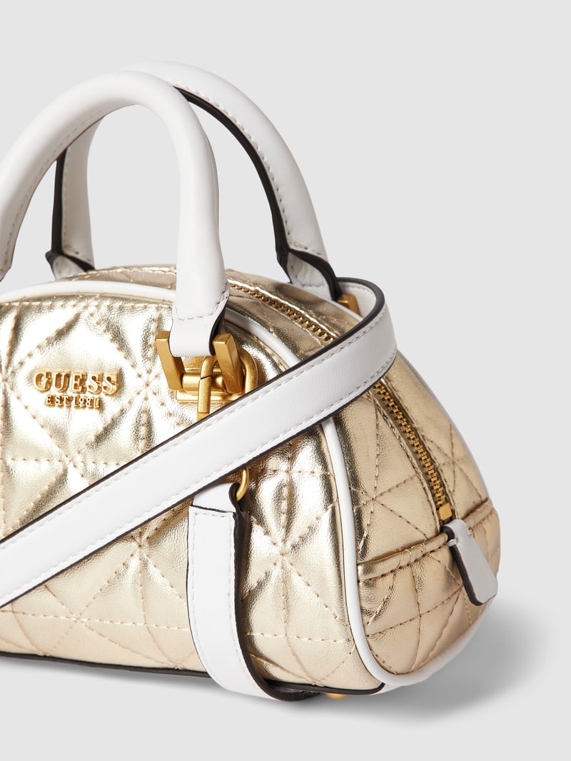 Bowling Bag in Stepp-Optik Modell 'MILDRED' in gold