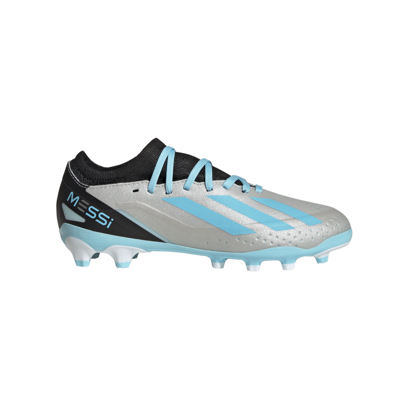 adidas X Crazyfast Messi.3 MG Kids Silber Blau