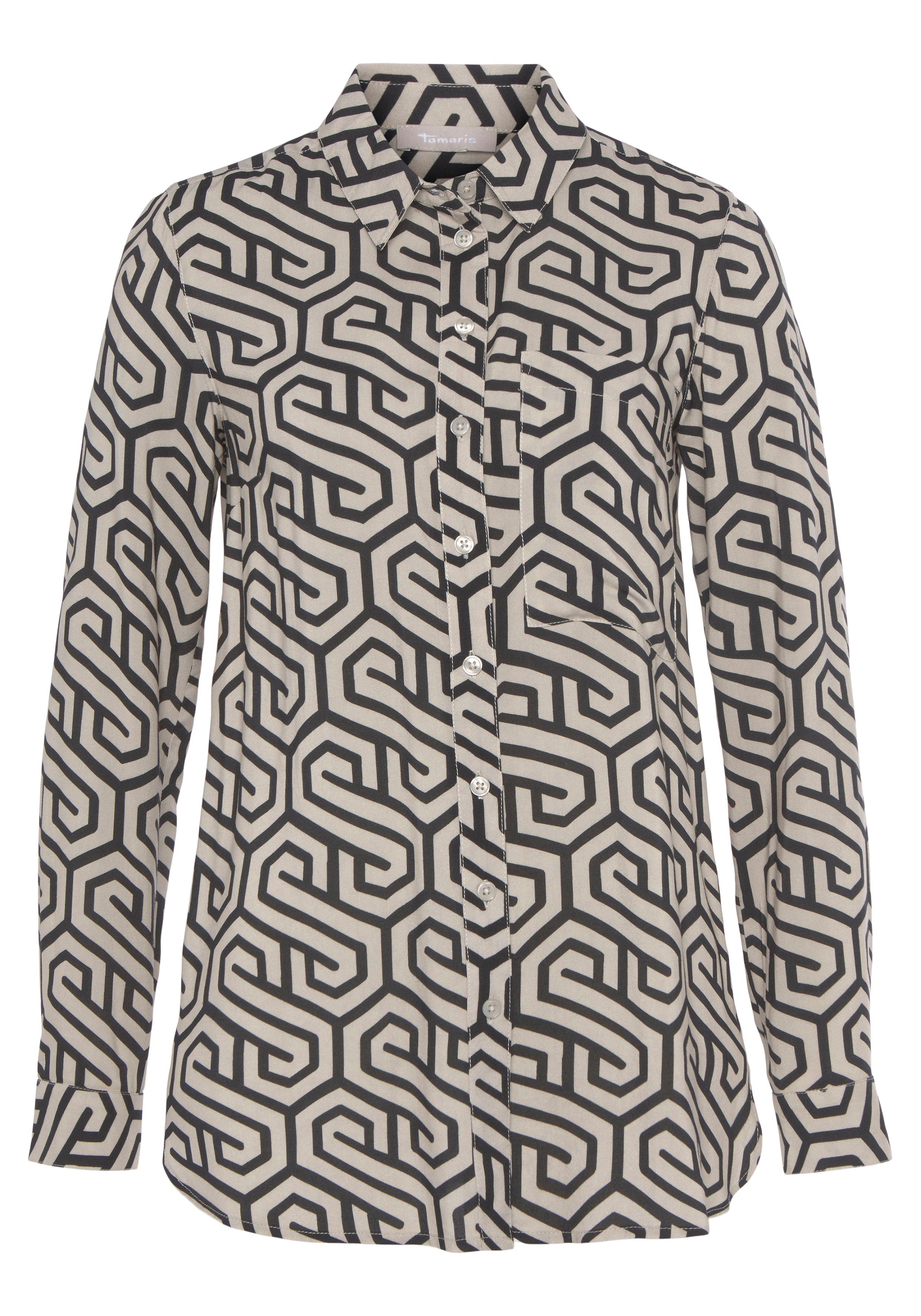 Tamaris Hemdbluse mit Alloverprint