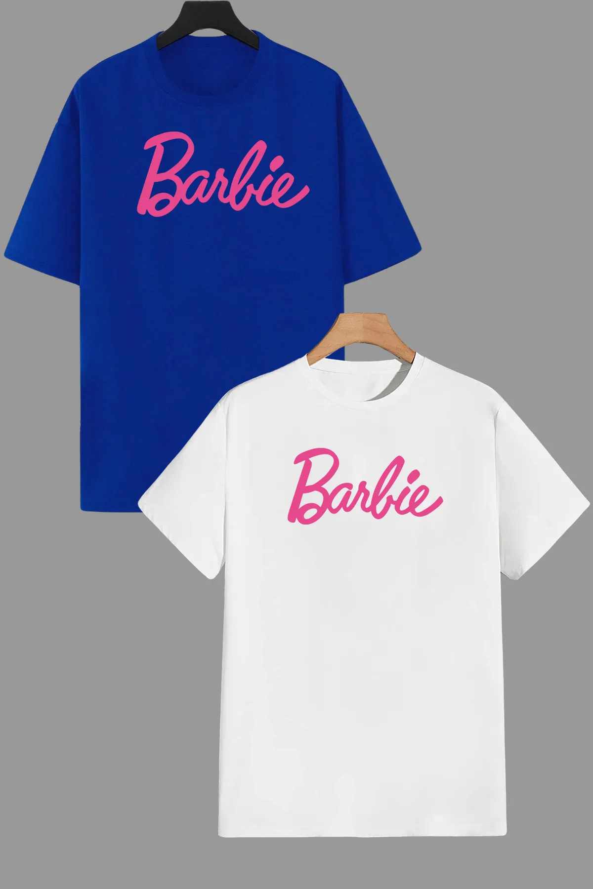 uyguntarz  Bedruckte Oversize-T-Shirts für Damen im 2er-Pack
