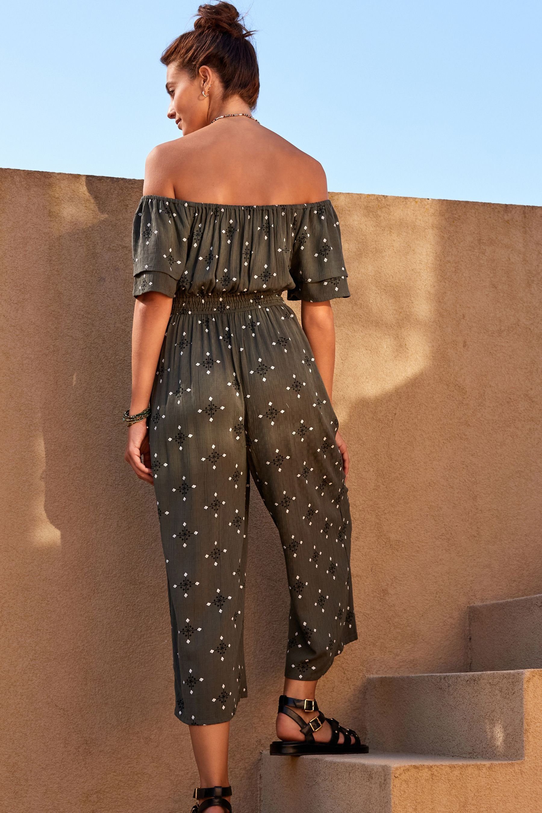 Next Jumpsuit Schulterfreier Jumpsuit (1-tlg)
