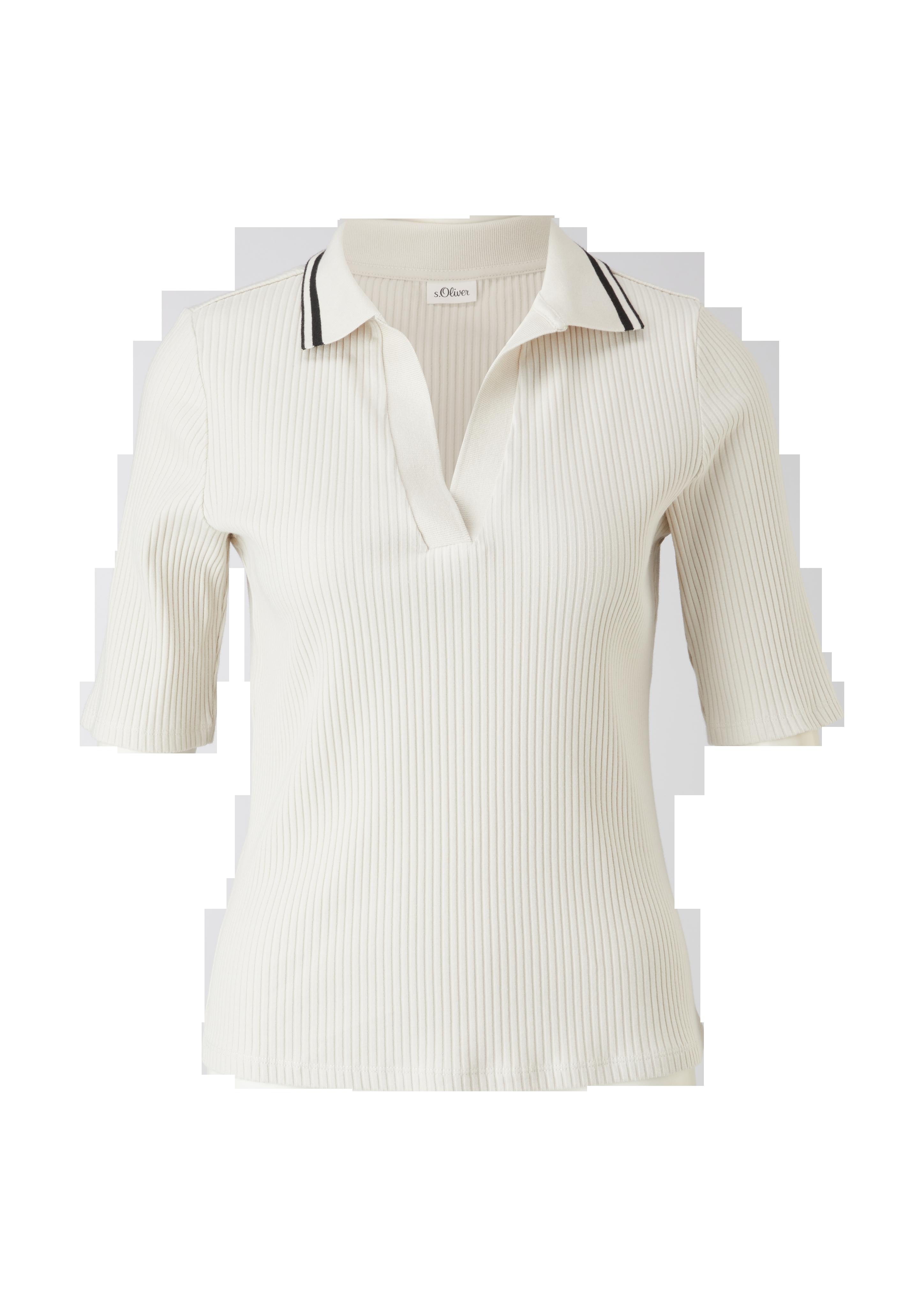 T-Shirt mit Polokragen  2126130-8010