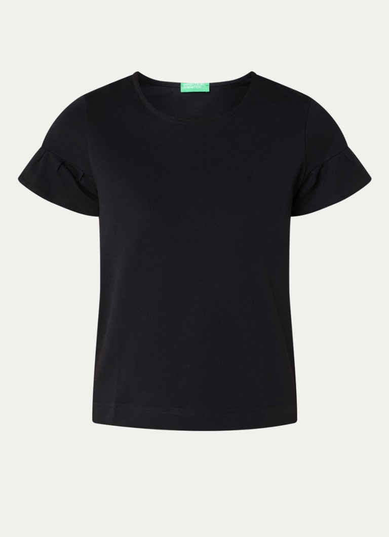 Benetton T-shirt with ruffles