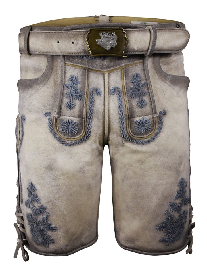 Edelnice Kurze Wildbock Lederhose Johann in natur günstig kaufen