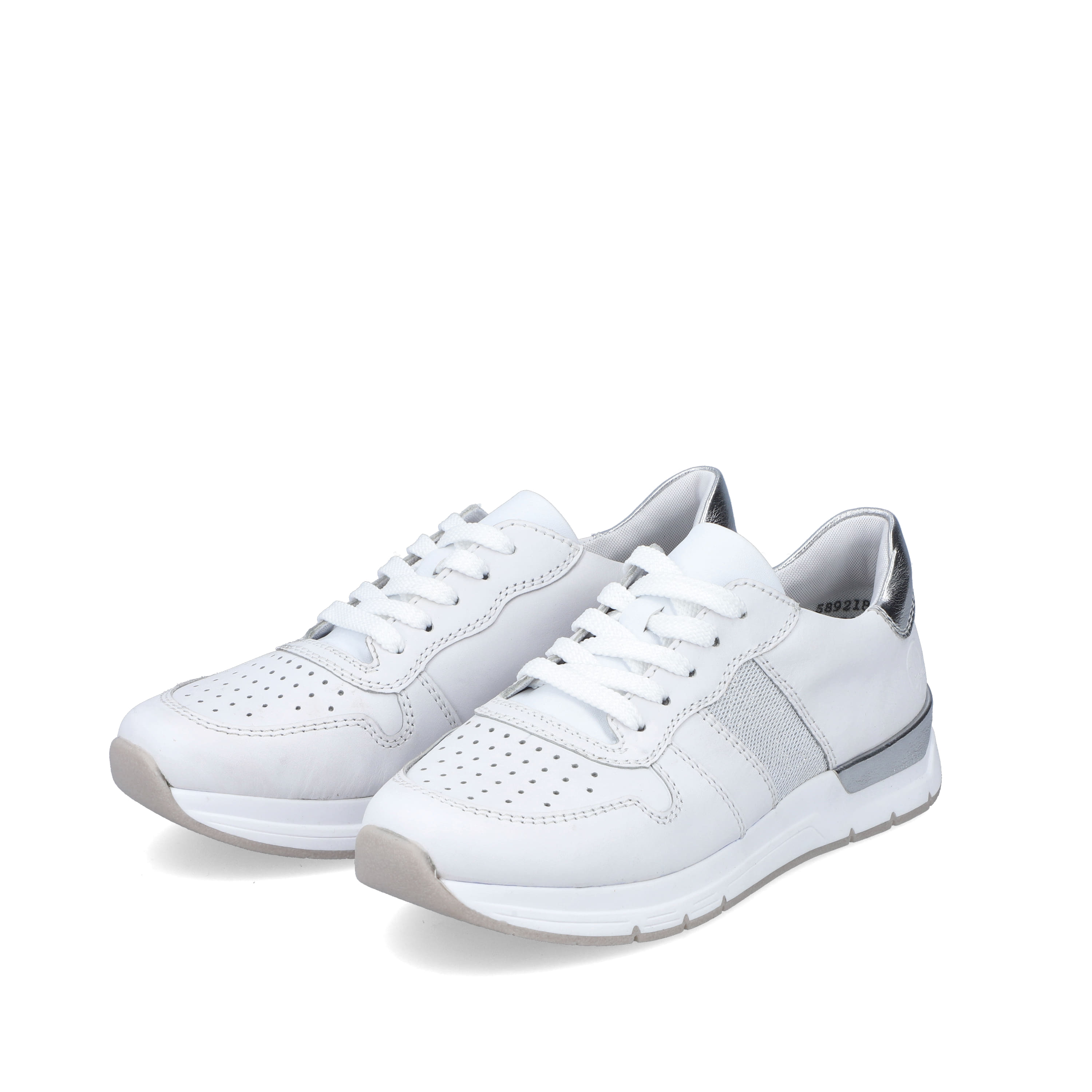 Rieker Damen Sneaker Low eisweiss