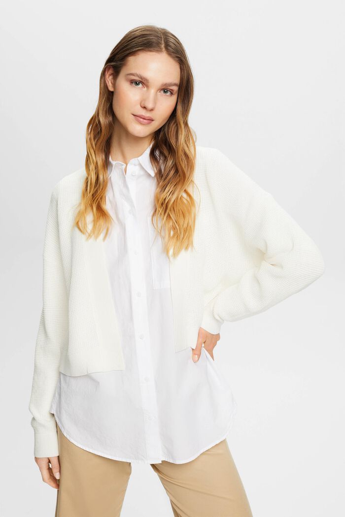 Offener Strick-Cardigan