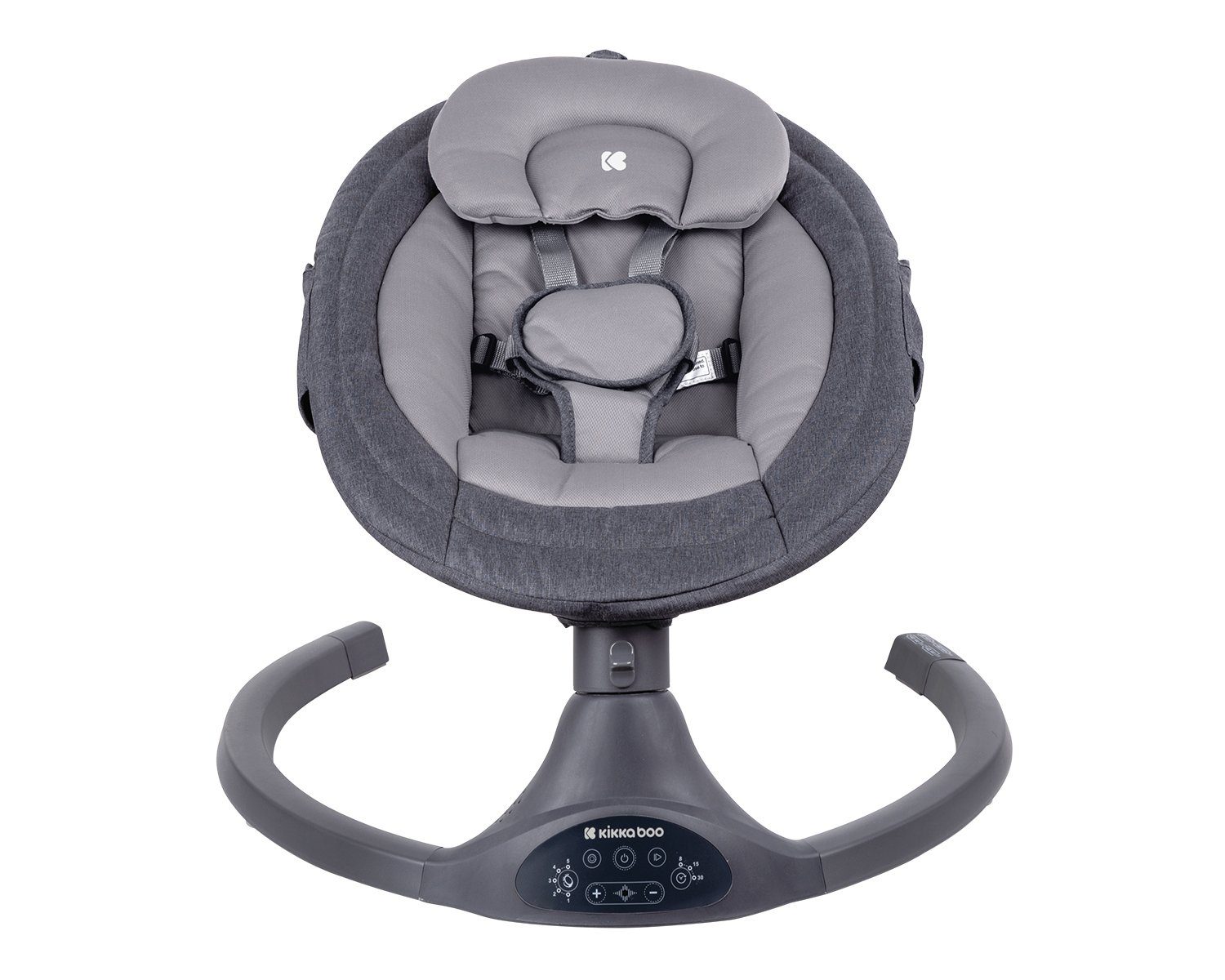 Kikkaboo Babywippe Babywippe Codie elektrisch, Schaukelfunktion, Fernbedienung, Bluetooth