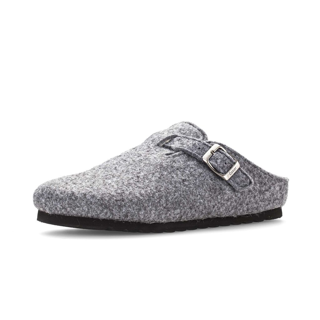 Gabor fashion Plüschhausschuh grau