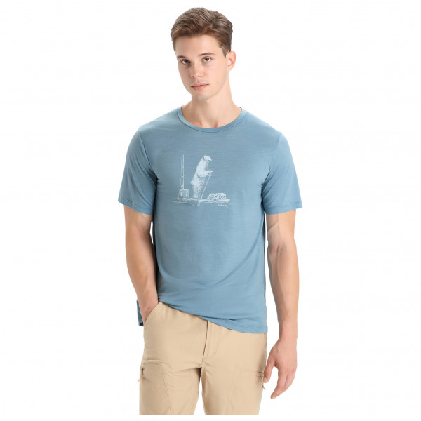 Icebreaker - Tech Lite II S/S Tee Polar Paddle - Merinoshirt