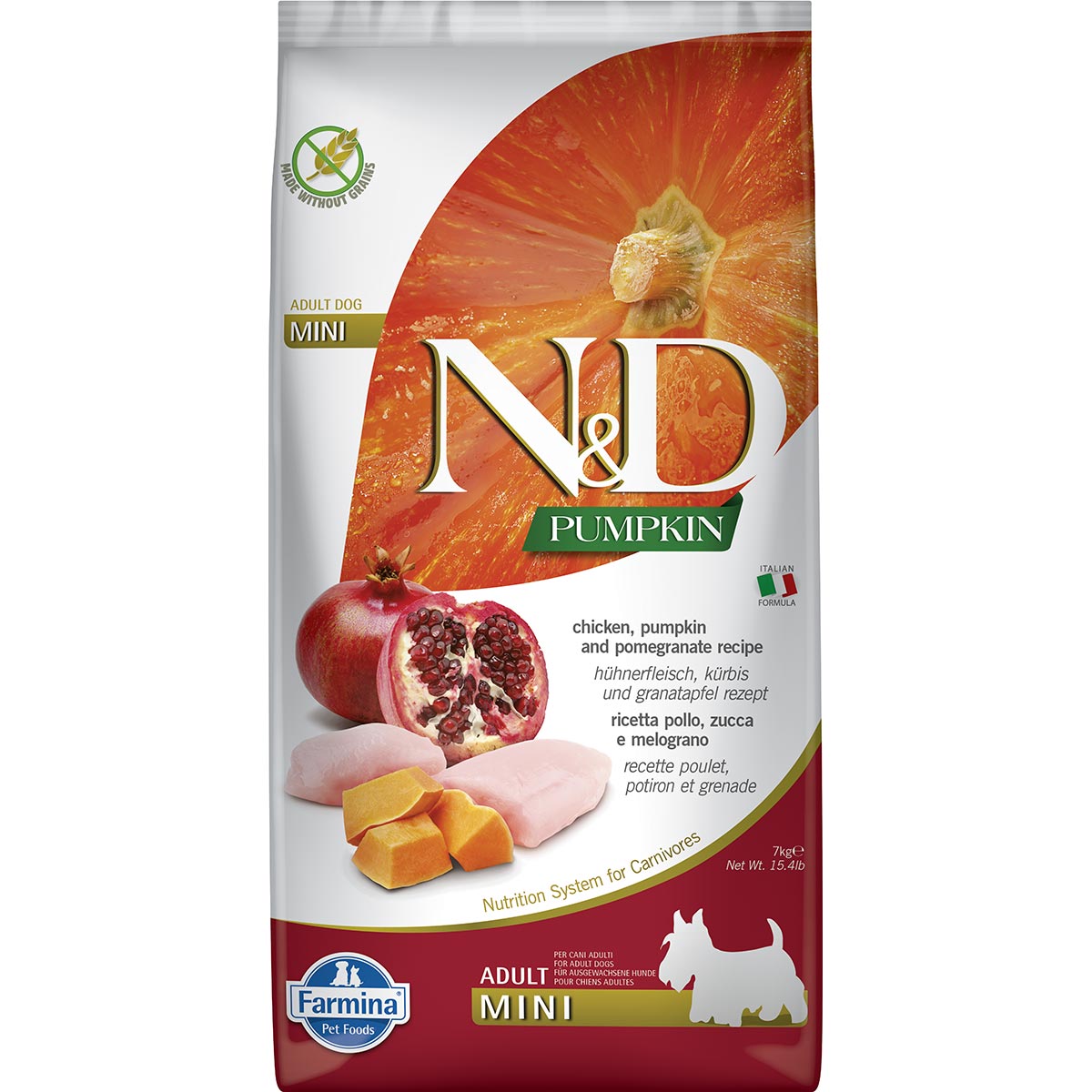 Farmina N&D Pumpkin Dog Huhn Adult Mini kaufen bei ZooRoyal