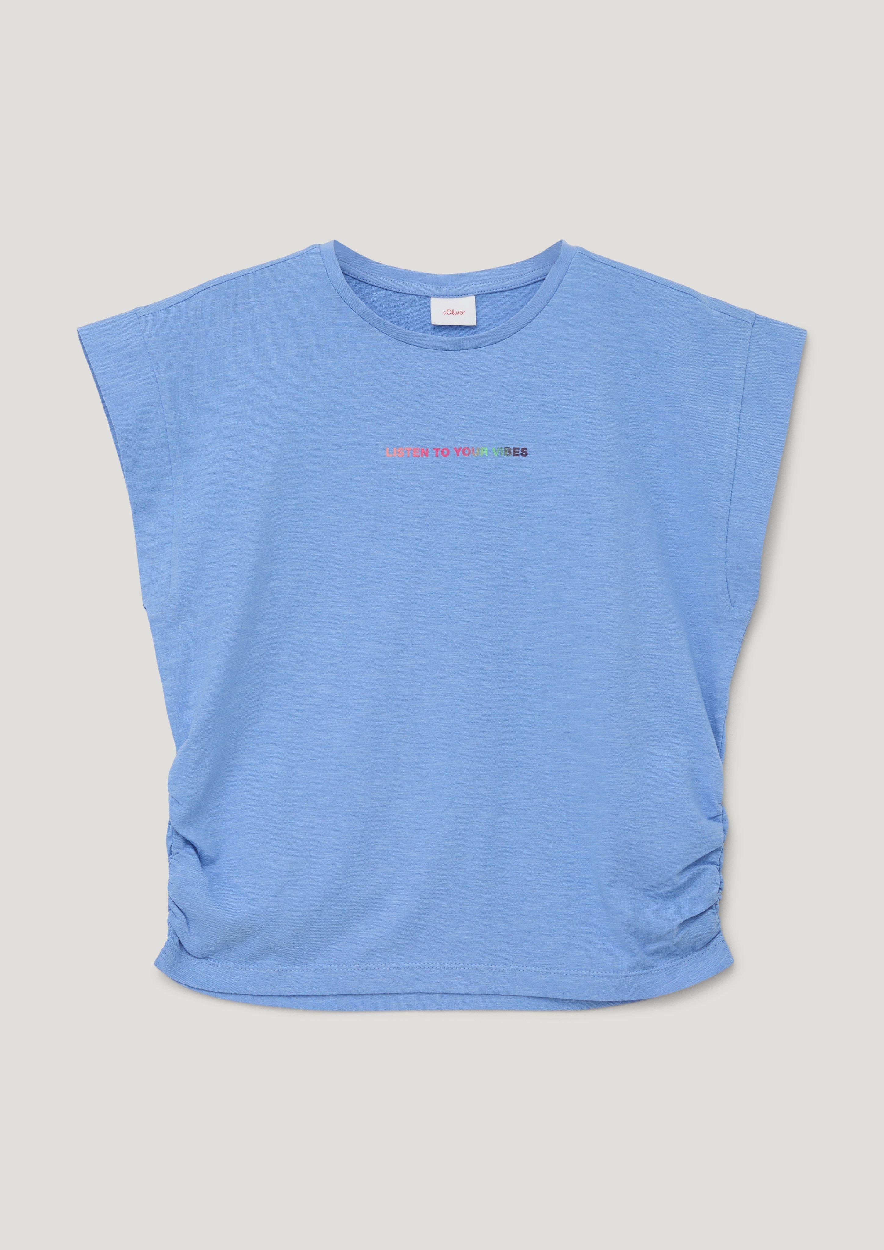 T-Shirt mit Raffungen  2130477-5334