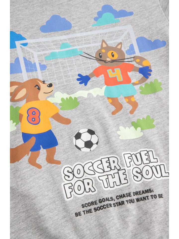Coccodrillo Langarm-T-Shirt in grau günstig kaufen