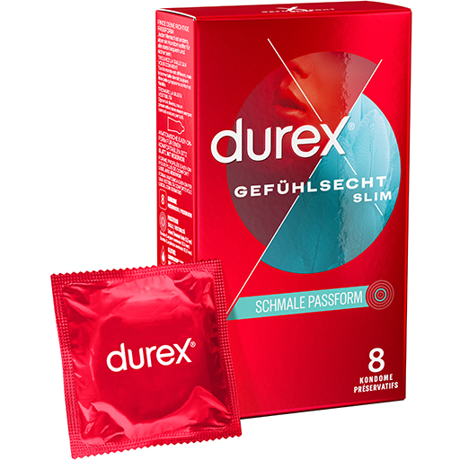 DUREX Gefühlsecht Slim Kondome  8 St  Kondome