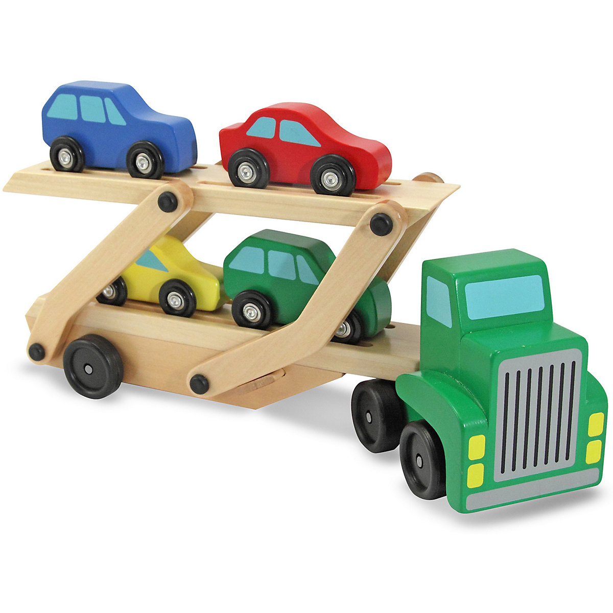 Autotransporter aus Holz