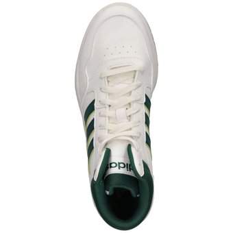 adidas Hoops 3.0 Mid Sneaker in weiß
