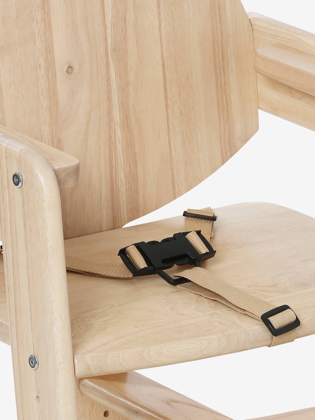 Chaise haute évolutive Woody 2 VERTBAUDET bois