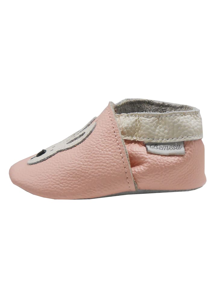 Yalion Leder-Krabbelschuhe 