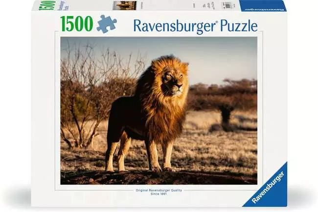 Puzzle 1500 Teile - Lion, King of the Animals