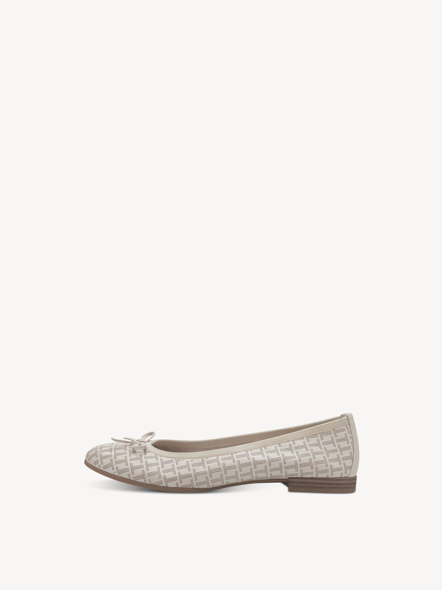 Ballerine en cuir - beige