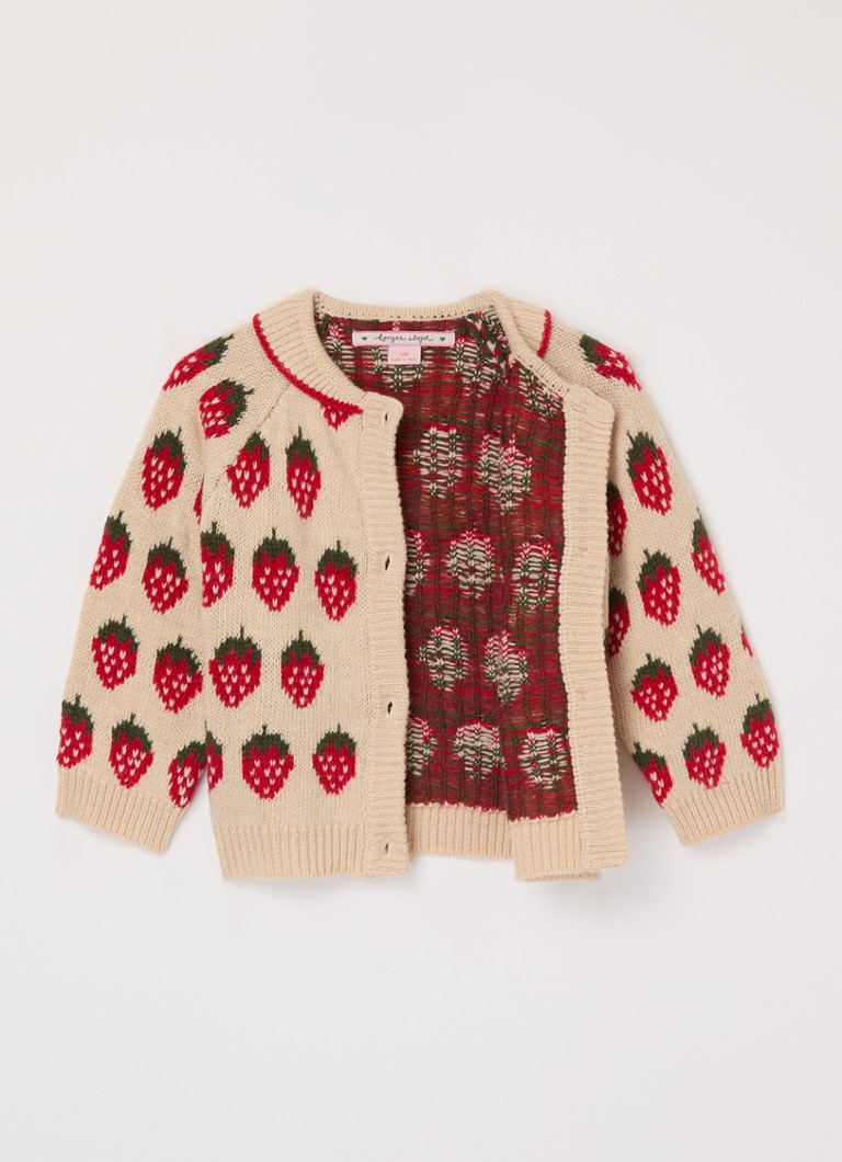 Konges Sløjd Belou fine-knit cardigan in wool blend