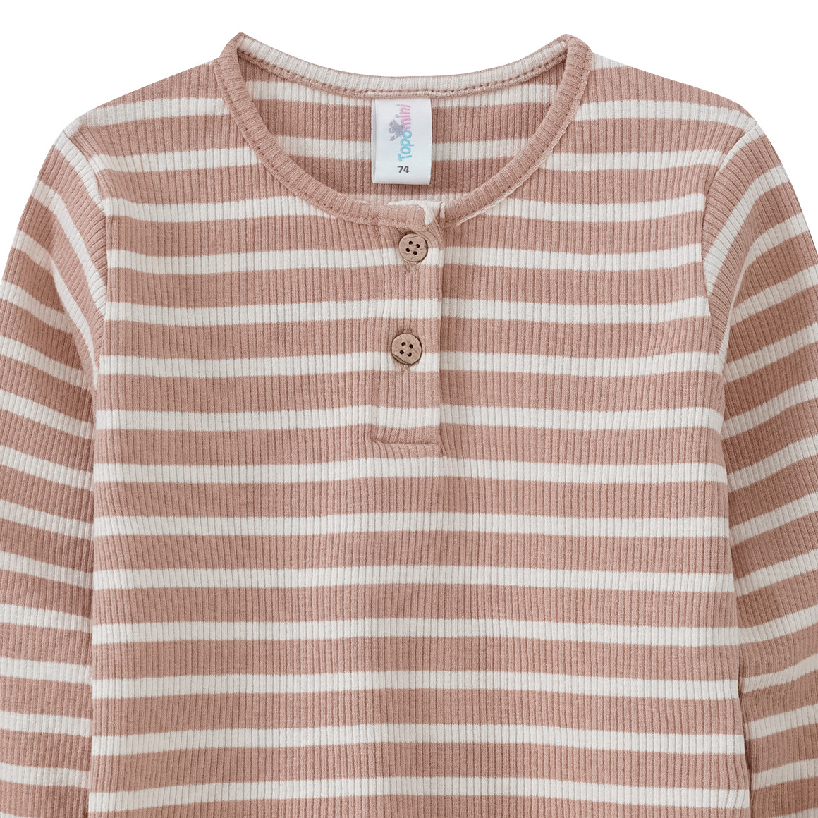 Baby Langarmshirt im Ringel-Look