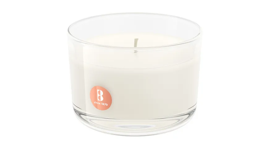 bolsius Duftglas medium True Scents Fresh Cotton weiß