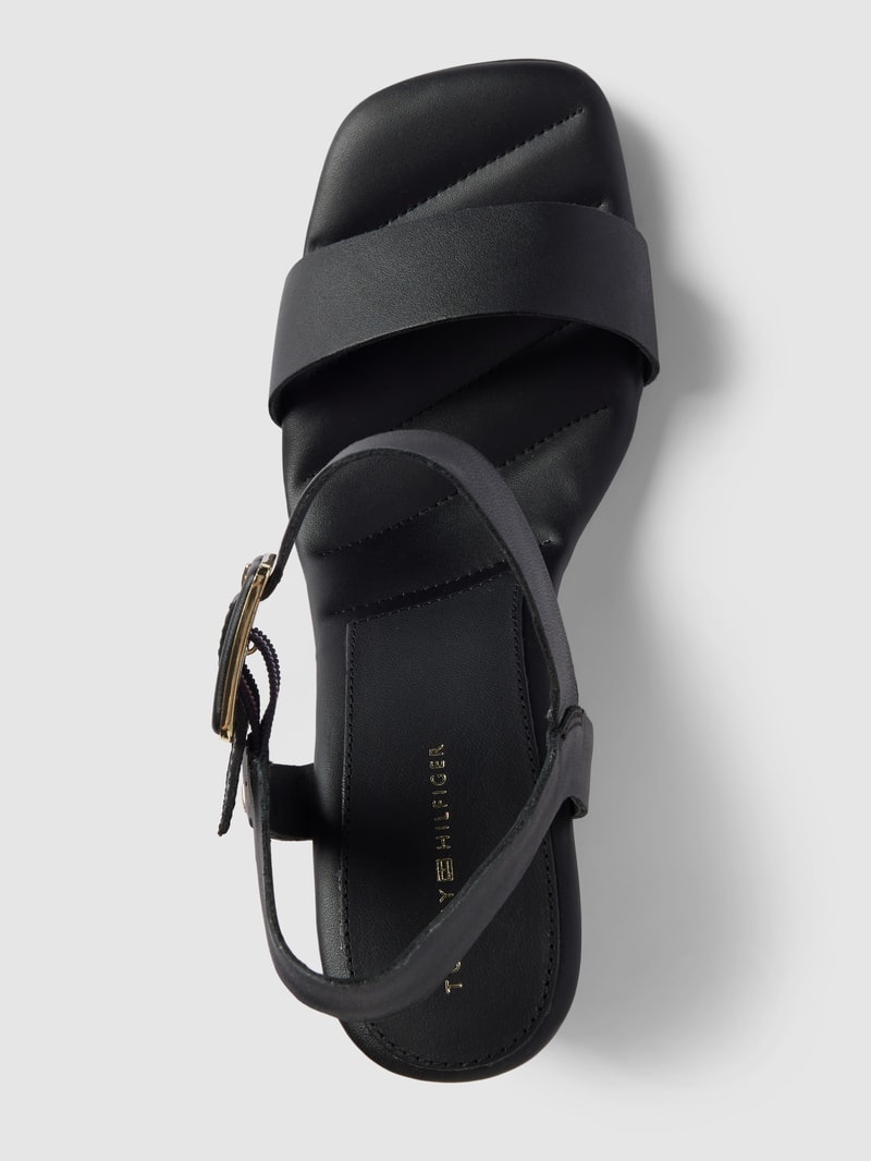 Wedges mit Label-Details Modell 'HARDWARE' in schwarz