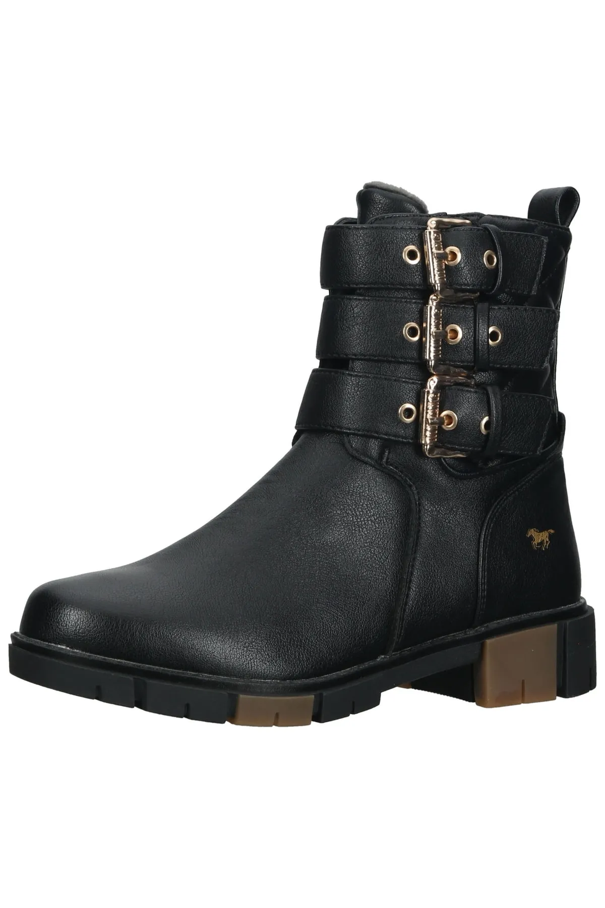 Mustang  Stiefelette - Schwarz - Blockabsatz
