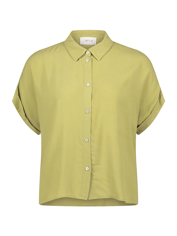 CARTOON Bluse in Moosgrün günstig kaufen