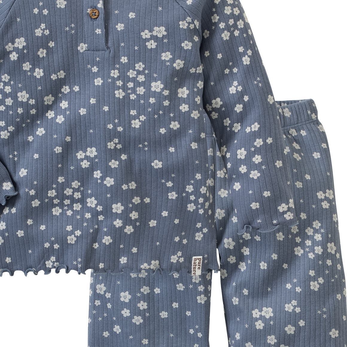 Baby Schlafanzug mit Blumen-Allover