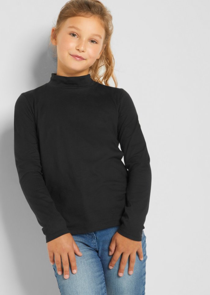 Mädchen Rollkragen-Shirt (2er-Pack) Bio-Baumwolle