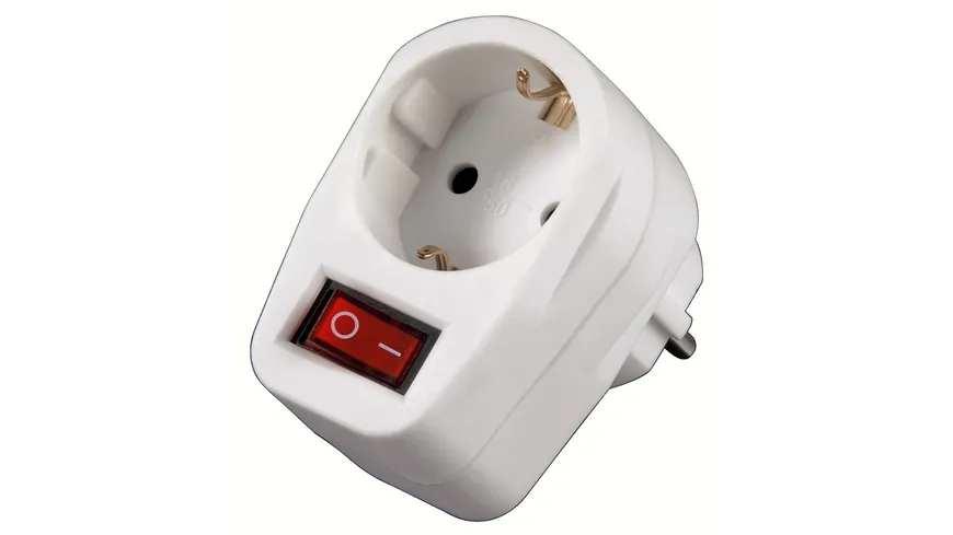Hama Steckdosenadapter, schaltbar